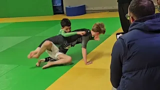 BJJ NoGi Kids | Combat Brothers | 2024-04 | ALEC vs AMIR | INTERCLUB GRAPPLING ONLY