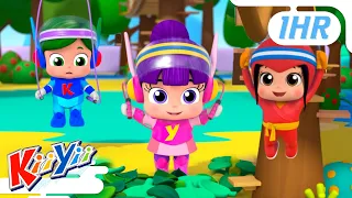 Jump Rope Race + More | Best of KiiYii | Playtime | Kids Songs | Play and Sing with KiiYii