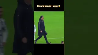 Simone Inzaghi reacts #football #soccer #championsleaguefinal