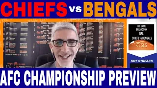 NFL AFC Championships Predictions | Chiefs vs Bengals Betting Preview | Big Game Breakdown 1/26