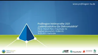 Profilregion Webinar Reihe 2021: 'Ladeinfrastruktur für Elektromobilität'