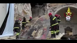 Il terremoto che fece crollare la Basilica di S. Benedetto a Norcia nel ricordo dei VVF - www.HTO.tv