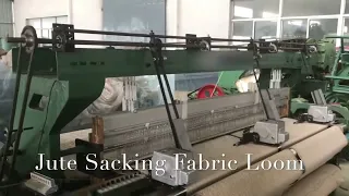 Jute sacking fabric weaving machine  jute bag fabric weaving machine