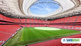 Sanibrun at San Mames Athletic Club Bilbao Stadium