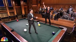 Pool Bowling with Hugh Jackman