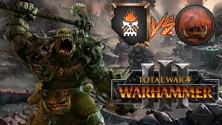 GRIMGOR COMING TO GET YA | Chaos Dwarfs vs Greenskins - Total War Warhammer 3