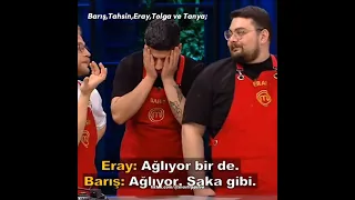 Eda durduk yere olayı büyüterek ağlar o sırada arkadaşları... #masterchefallstar#viral#tahsinküçük