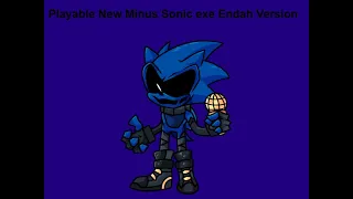 Playable New Minus Sonic.exe Endah Version