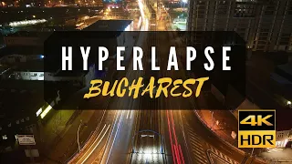 Bucharest Night Hyperlapse 🎬 DJI Mavic Air 2