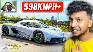 FINALLY GOT THE WORLD'S FASTEST CAR!🤑 KOENIGSEGG JESKO | The Crew Motorfest - LOGITECH G29