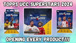 Opening every Topps UCC Superstars 2023/24 product! Can we find an auto?!