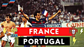 France vs Portugal 3-2 All Goals & Highlights ( 1984 UEFA Euro SF )
