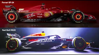 Ferrari SF-24 vs Red Bull RB20: analisi tecnica e confronto