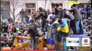 CBC News about the Maidan in Vancouver to support Maidan in Ukraine. December 1, 2013