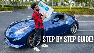 Nissan 370z Lowering Springs Installation Guide - Step By Step