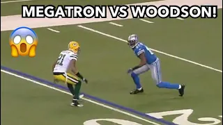 Calvin Johnson vs Charles Woodson (2010) Hall of Fame Matchup! WR vs CB