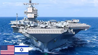 US Navy, Israel. The aircraft carrier USS Gerald R. Ford (CVN-78) is ready for battle.