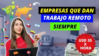 💰Gana $35 x hora 👉Trabaja Desde Casa y gana dinero en internet sin experiencia con estas empresas