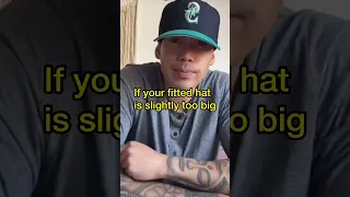 HOW TO SHRINK YOUR FITTED HAT! 🧢⚡️ #shorts #youtubeshorts #fittedhats #hatclub