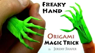 Freaky Hand Origami Magic Trick
