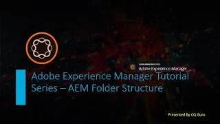 AEM Tutorial Series 8 -  AEM 6.4 Folder Structure