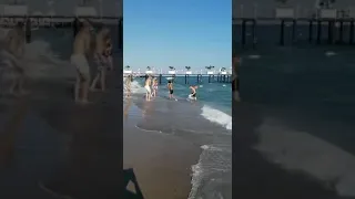 Swimming in the beach at Wind of Lara Hotel & Spa Antalya 🇹🇷