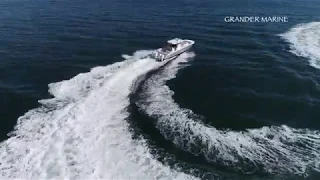 40' Invincible Cat running offshore by Grander Marine