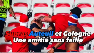 L’Histoire de l’amitié entre les Supras Auteuil et les ultras de Cologne PSG/Cologne