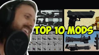 Forsen Reacts to Top 10 Minecraft Mods 1.18.2 - GUNS MODS 1.18.2