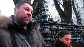 Посольство Украины, Москва Євромайдан, Майдан, Скандал, казаки, провокация, 19 февраля 2014