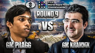 Kaya pala HINDI pinaglaro si Wesley... | Kramnik vs Pragg FIDE Worlds Rapid Team 2023 Rd 9