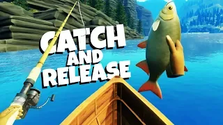 Catching MONSTER FISH in Virtual Reality - Catch and Release VR Gameplay