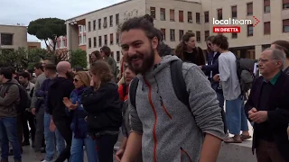 LIVE Roma, la Sapienza: antifascisti in presidio per garantire l'accesso a Lucano