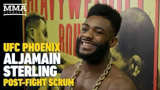 UFC Phoenix: Aljamain Sterling Says He'd Like to Give Cody Garbrandt Third Humbling in Octagon