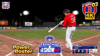 MLB The Show 24 Boston Reds Sox vs Minnesota Twins - Team Ready - Franchise Mode #2 Gameplay PS5 4K