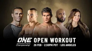 ONE Championship: Los Angeles Open Workout