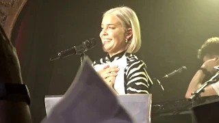 Anne-Marie (@AnneMarie) gets emosh! @OmearaLondon, 19th Feb 2019