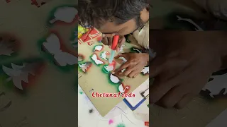 Have you ever seen it?😮🤔 magic pen art will blow your mind😍 #shorts #blowpen #kids #art #craft #diy