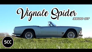 MASERATI 3500 GT | 3500GT Vignale Spyder 1962 - Test drive in top gear - I6 Engine sound | SCC TV