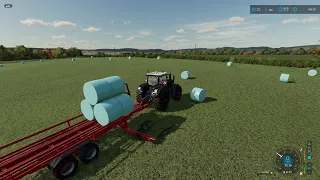 FS 22 Calmsden Farm * Episode 7 * Storing Silage Bales, Selling Straw Bales  * Farming Simulator 22