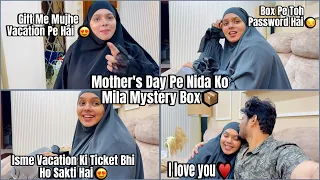 Mystery Box Me Mila Vacation Ki Ticket ?😳| Mother’s Day Gift To Wife 😍 | Sufiyan and Nida