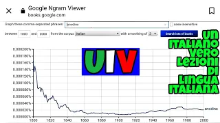 [4C] CONOSCI "NGRAM VIEWER" DI GOOGLE? | UIV Un Italiano Vero