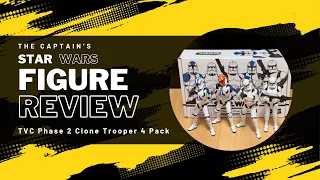 Star Wars Figure Review - The Vintage Collection Phase 2 Clone Trooper 4 Pack Review