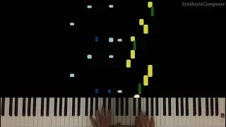 Chopin - Nocturne Op. 9 No. 2 (Synthesia Piano Tutorial with hands)