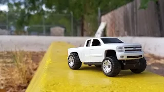 custom squatted Chevy Silverado hot wheels