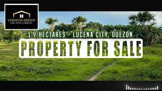 LOT FOR SALE IN LUCENA CITY, QUEZON 1.9 Hectares  @VerizonPH