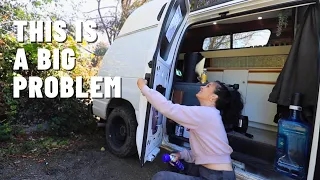 I CAN'T CLOSE MY DOOR / solo van life