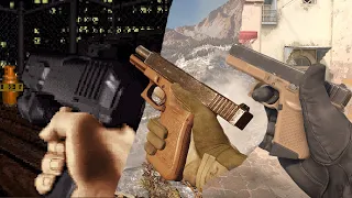 Evolution of Glock in Video Games (1996-2023)