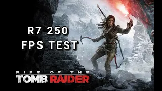 Rise Of The Tomb Raider | R7 250 Fps Test (2020)  (Medium Settings 720P)