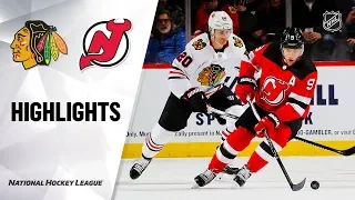 NHL Highlights | Blackhawks @ Devils 12/6/19